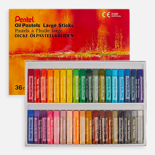 PENTEL Oil Pastel Set x 36