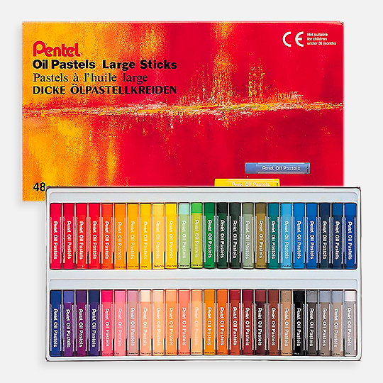PENTEL Oil Pastel Set x 48