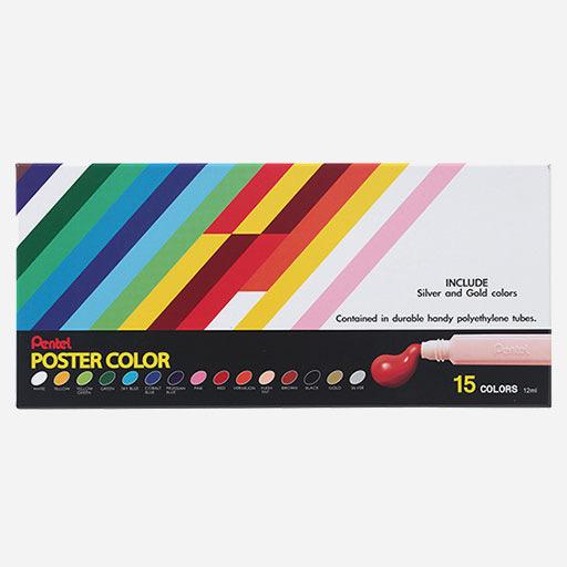 PENTEL Poster Color 12ml Set x 15