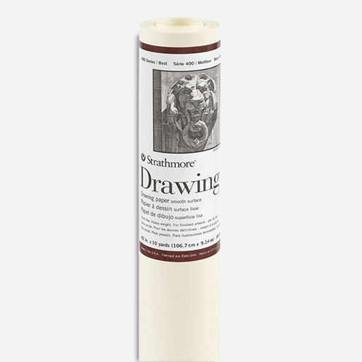 STRATHMORE 400 Series Heavyweight Drawing Paper Roll 163gsm 42” x 432”