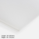 OVJ Plastic Corrugated Board 3mm x 50cm x 75cm Natural