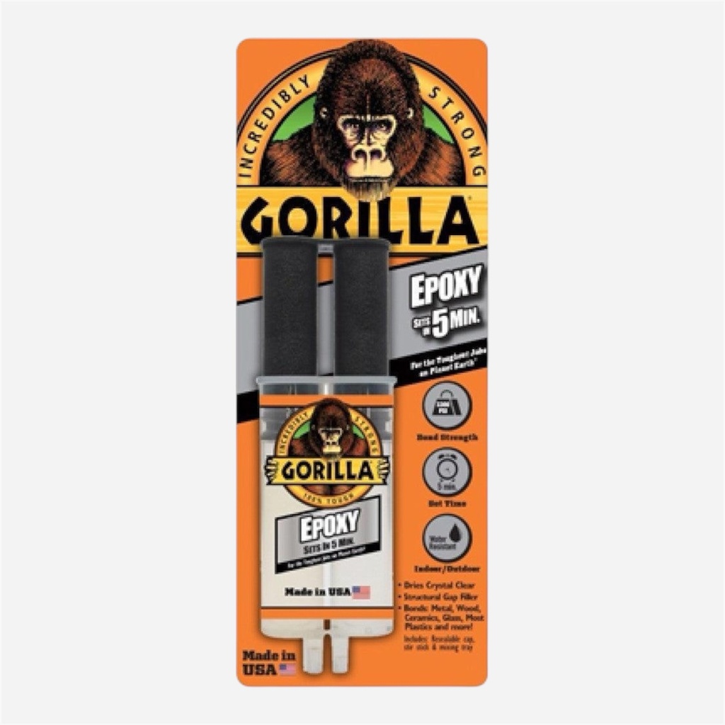 GORILLA 5 Minutes Epoxy Clear Glue 25ml