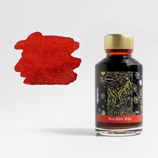 DIAMINE Shimmering Fountain Pen Ink 50ml Rockin’ Rio