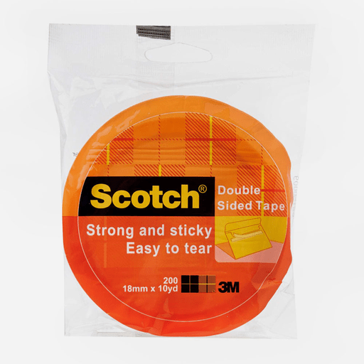 3M Scotch Double-Sided Tape 3/4” x 10 Yards