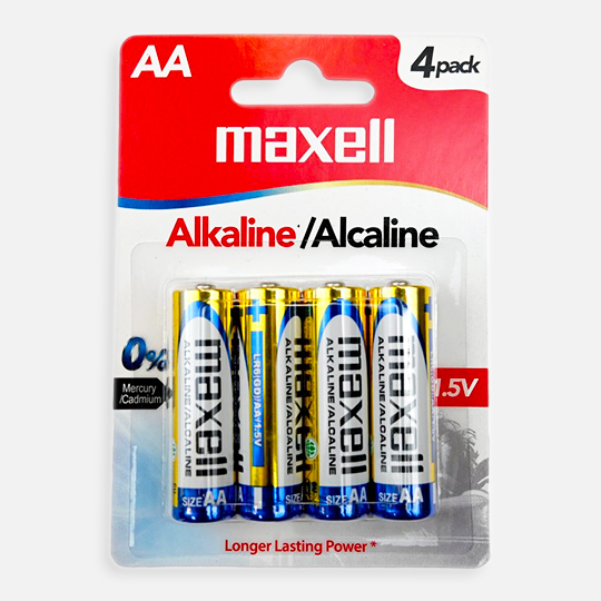 MAXWELL Alkaline Battery AA x 4