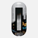 SILVER Ultra Mini Ultimate Round Brush Set x 4