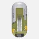 SILVER Ultra Mini Decorative Favorite Brush Set x 4