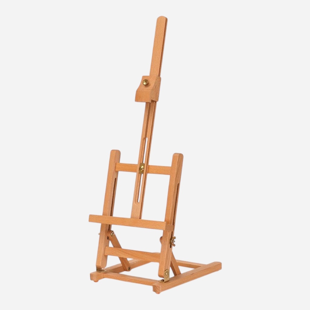 OVJ Beechwood H-Frame Folding Table Easel 45cm