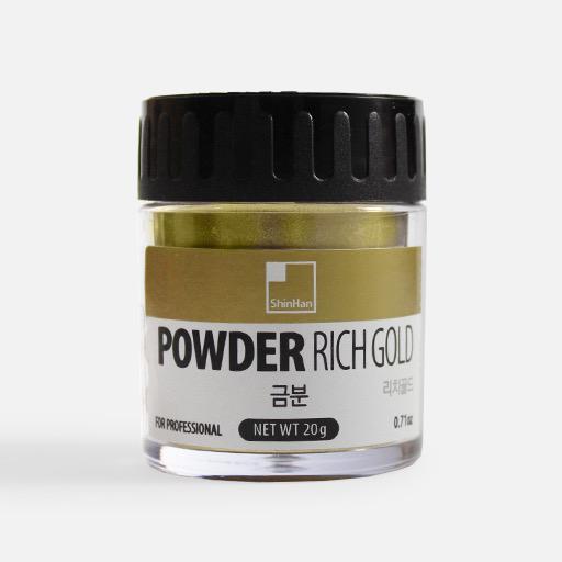 SHINHAN Metallic Powder 30ml Rich Gold