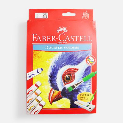 FABER-CASTELL Acrylic Paint 12ml Set x 12