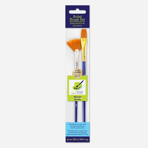 MULTICRAFT Color Factory Master Stroke Brush Set 8 x 2