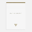 CLAIREFONTAINE Flying Spirit White Lined Notepad 90gsm A5 x 70