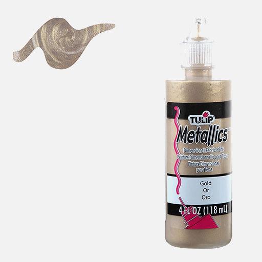 TULIP Metallics Dimensional Fabric Paint 118ml Gold