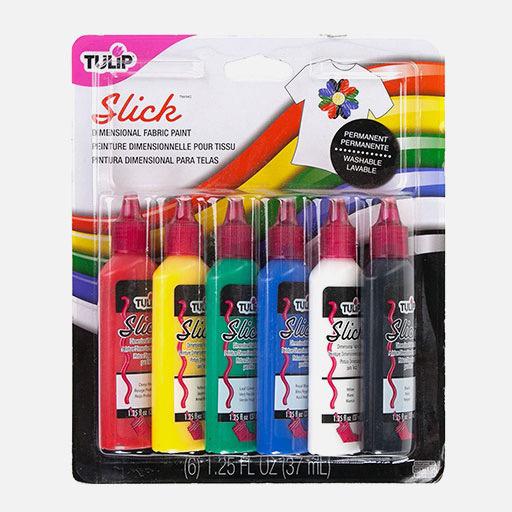 TULIP Dimensional Fabric Paint 37ml Slick Set x 6