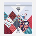 CLAIREFONTAINE Origami Paper Hanayo Print 70gsm x 60