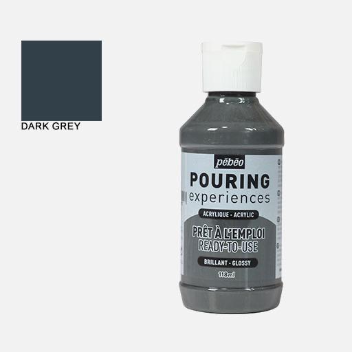 PEBEO Pouring Acrylic Paint 118ml Dark Grey