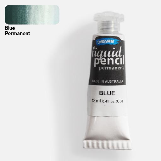 DERIVAN Liquid Pencil Permanent 12ml Blue