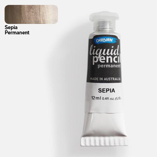DERIVAN Liquid Pencil Permanent 12ml Sepia