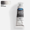 DERIVAN Liquid Pencil Rewettable 12ml Grey 3