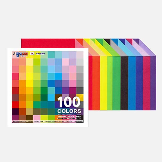 JONGIE Double Sided Color Origami Paper 60gsm 15cm x 15cm x 1000