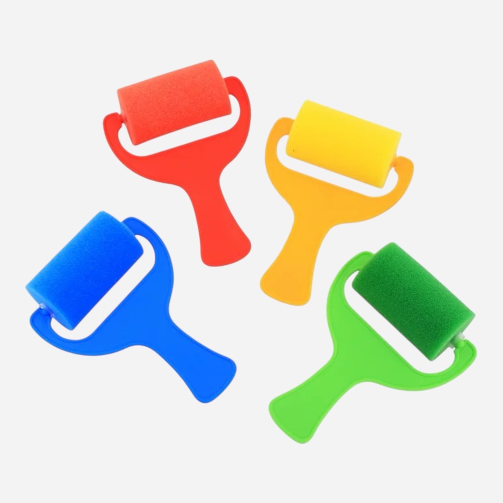 OVJ Craft Foam Roller 4-Color Set x 4