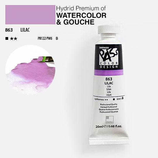 SHINHAN Pass Hybrid Gouache 20ml Lilac