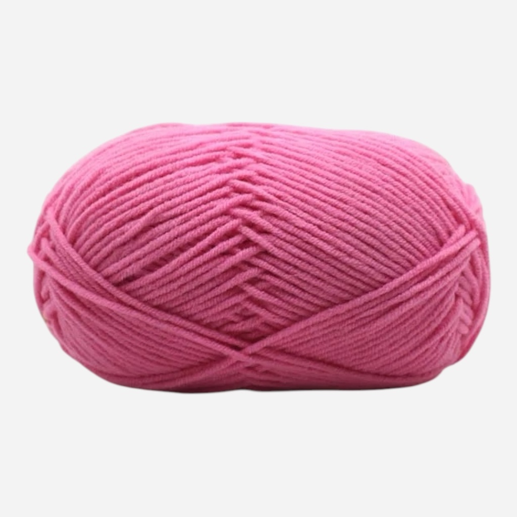 OVJ Milk Cotton Yarn 50g 38 Lipstick Pink