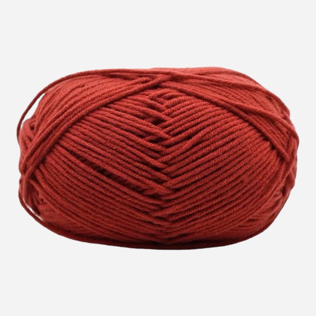 OVJ Milk Cotton Yarn 50g 24 Light Roman Red