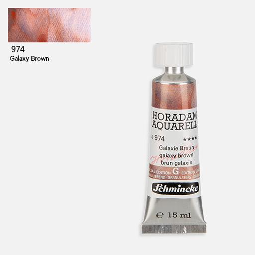 SCHMINCKE Horadam Granulating Watercolor 15ml Galaxy Brown