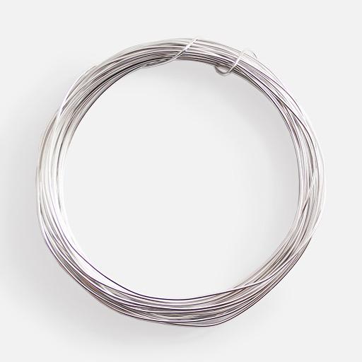 OVJ Aluminium Wire 1mm x 10m Silver