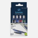 SCHNEIDER One Business Roller Pen 0.6mm Set x 4