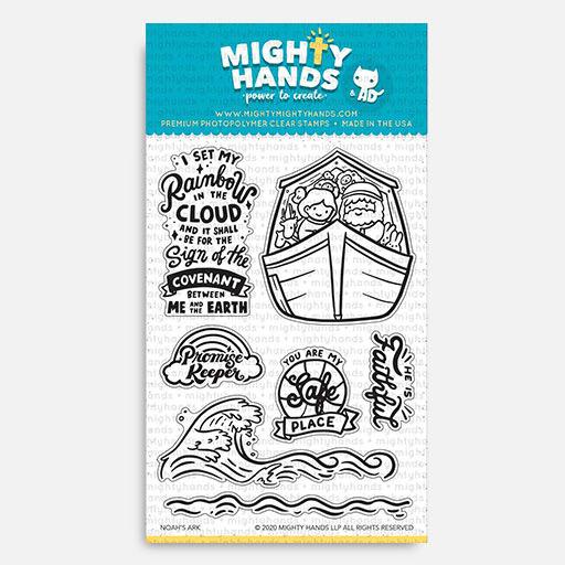 MIGHTY HANDS Clear Stamp 4” x 6” Noah’s Ark