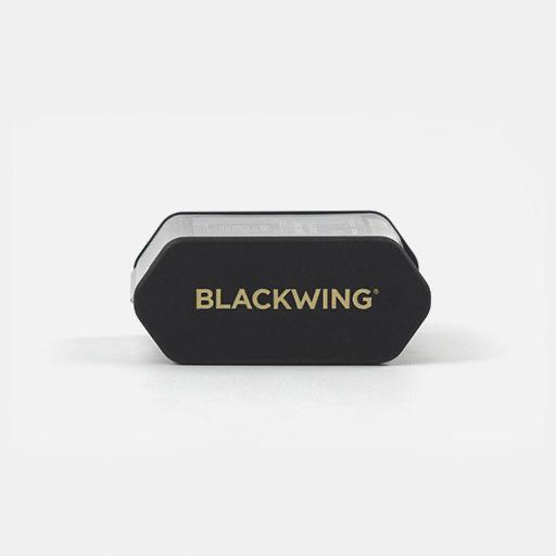 BLACKWING Plastic Pencil Sharpener 2-Hole Long Point Black