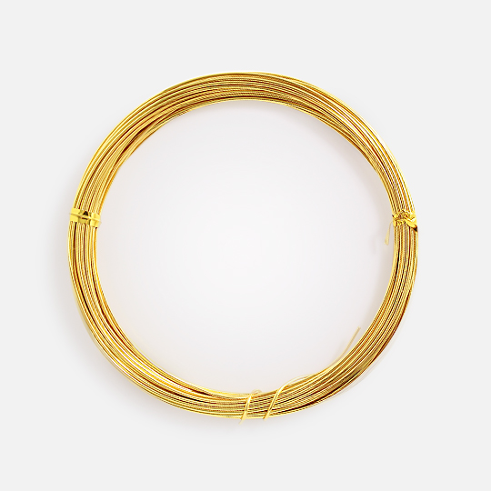OVJ Aluminium Wire 1mm x 10m Gold