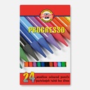 KOH-I-NOOR Progresso Woodless Color Pencil Set x 24