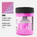 PEBEO Studio Acrylic Paint 500ml 356 Iridescent Violet Blue