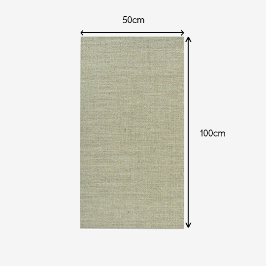 PEBEO 3D Raw Linen Canvas 330gsm 3cm x 50cm x 100cm