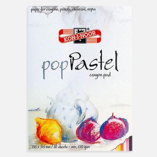 KOH-I-NOOR Pop Pastel Paper Pad 220gsm 245mm x 345mm  x 20
