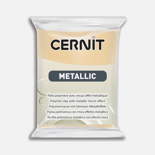 CERNIT Metallic Oven Bake Polymer Clay 56g Champagne
