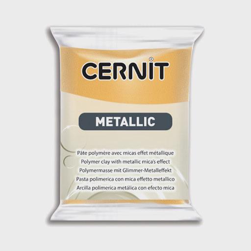 CERNIT Metallic Oven Bake Polymer Clay 56g Gold
