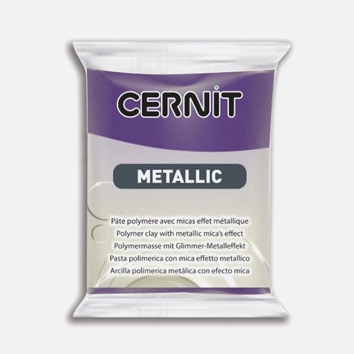 CERNIT Metallic Oven Bake Polymer Clay 56g Violet