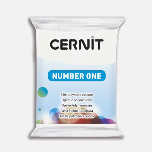 CERNIT Number One Opaque Polymer Clay 56g Opaque White