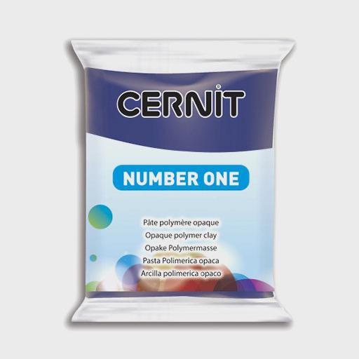 CERNIT Number One Opaque Polymer Clay 56g Navy Blue