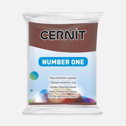 CERNIT Number One Opaque Polymer Clay 56g Brown