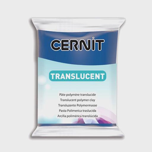 CERNIT Translucent Oven Bake Polymer Clay 56g Sapphire Blue