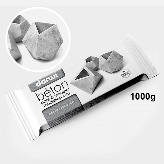 DARWI Concrete Grey Air Dry Clay 1000g