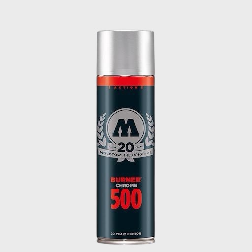 MOLOTOW Burner Chrome Spray Paint 500ml