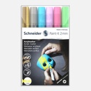 SCHNEIDER Paint-It Acrylic Marker 2mm Wallet Set 2 x 6