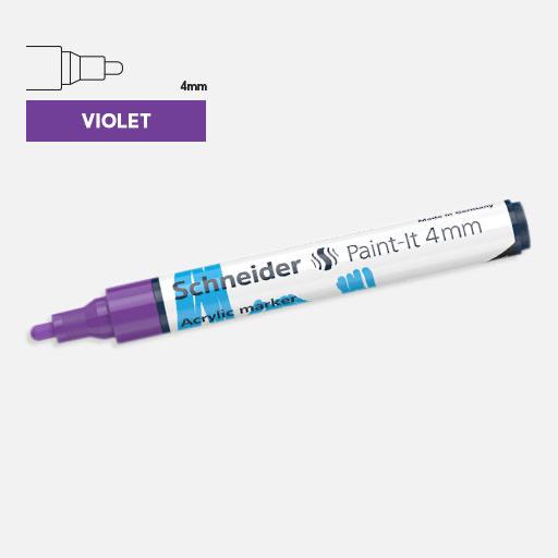 SCHNEIDER Paint-It Acrylic Marker 4mm Violet