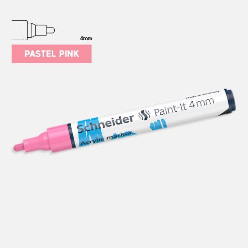 SCHNEIDER Paint-It Acrylic Marker 4mm Pastel Pink